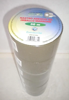 Foto di NASTRO DA IMBALLO MARRONE SFUSO 66MT H.4,8CM 40M