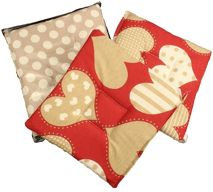PRESINA SET 2 PZ ARREDO 19X19 POLICOTONE BUSTA C/GANCIO