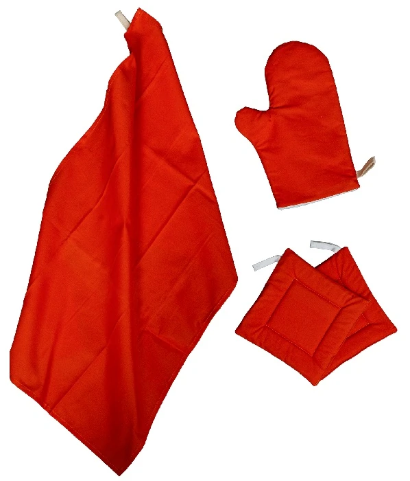 GUANTO FORNO + PRESINA + CANOVACCIO SET 3PZ