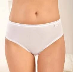 Foto di SLIP DONNA BIANCO/NERO 90% COTONE 10% ELASTAN
