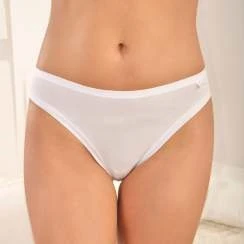 Foto di SLIP DONNA BIANCO/NERO 90% COTONE 10% ELASTAN