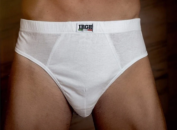 SLIP UOMO BIANCO 100% COTONE