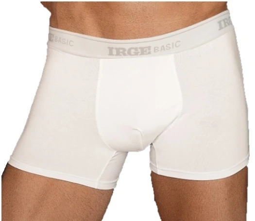BOXER UOMO BIANCO 90% COTONE 10% ELASTAN