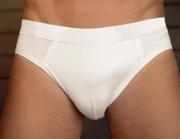Foto di SLIP UOMO BIANCO/NERO 90% COTONE 10% ELASTAN