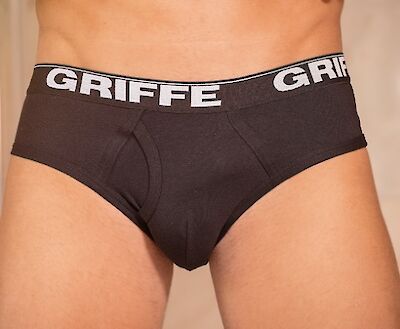 Foto di SLIP UOMO NERO TAG.XXL 90% COTONE 10% ELASTAN