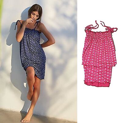Foto di PIGIAMA DONNA MOD.MARA ASS.BLU SKY-FRUTTI ROSSI TAG.S-XL