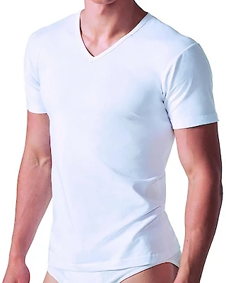 Foto di MAGLIA UOMO M/M PARICOLLO BIANCO TAG.XL6 90% COTONE 10% ELAS