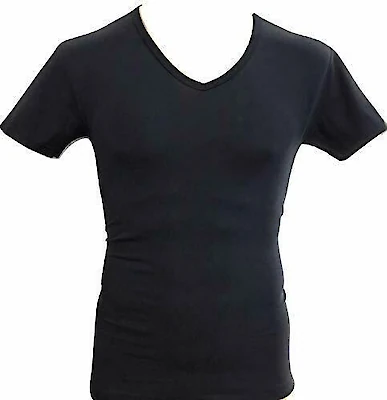 Foto di MAGLIA UOMO M/M SCOLLO V NERO SING. TAG.XL6 90% COT. 10% EL.