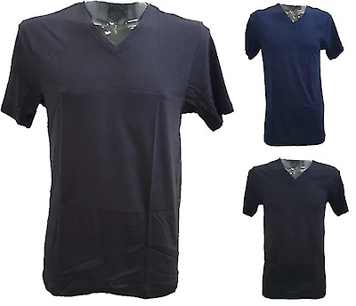 Foto di MAGLIA UOMO SCOLLO A PUNTA ASSORTITO TAG.M4 100% COTONE