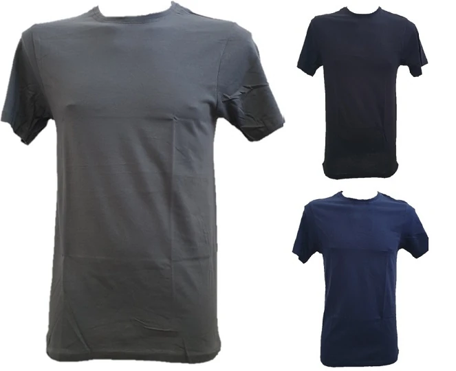 MAGLIA UOMO SCOLLO TONDO ASSORTITO TAG.XXL7 100% COTONE