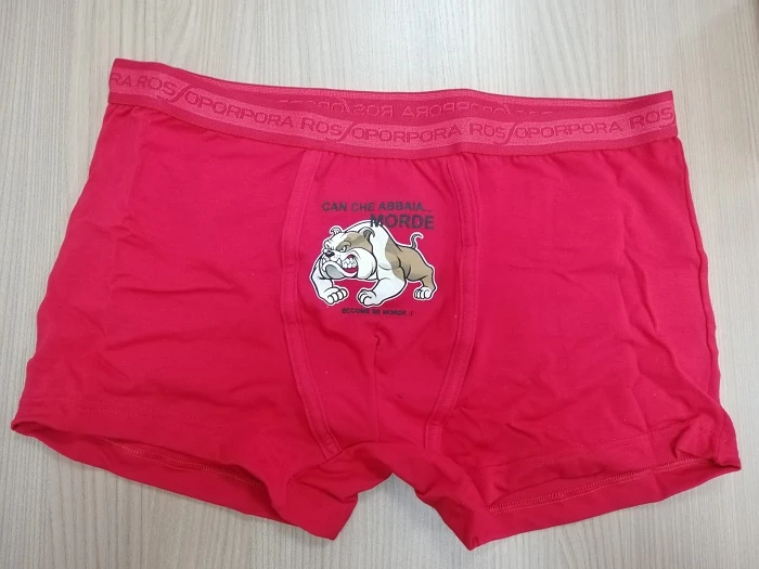 BOXER UOMO SINGOLO ROSSO TAG.L/5