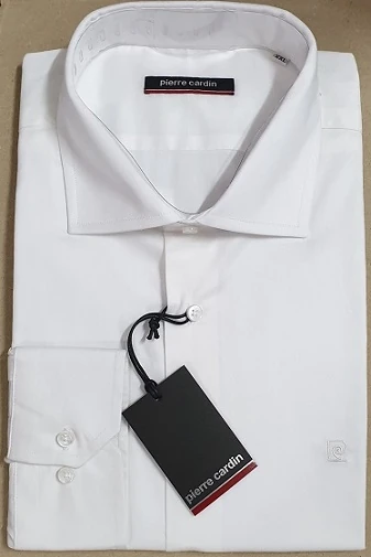 CAMICIA UOMO MAN.LUN. PIERRE CARDIN BIA.TAG.S-XXL