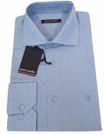 CAMICIA UOMO MAN.LUN. PIERRE CARDIN CEL.TAG.S-XXL