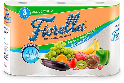 Foto di CARTA CUCINA ASCIUGATUTTO FIORELLA 300GR.